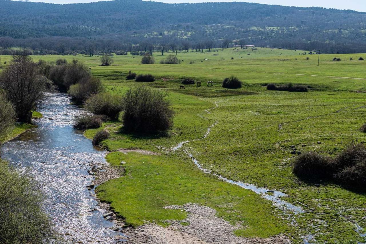 Valsain Con Piscina Y Patio Privado Piscina Abierta Сasa de vacaciones La Pradera de Navalhorno